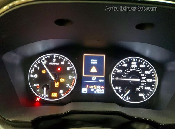 4S3BWAD65S3013565 2025 SUBARU LEGACY Silver Instrument cluster view