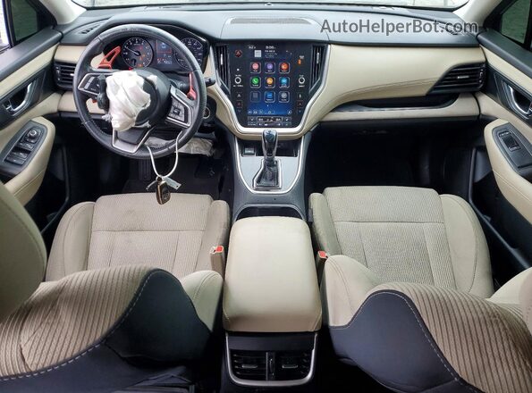 4S3BWAF63N3018331 2022 SUBARU LEGACY Gray Widok deski rozdzielczej
