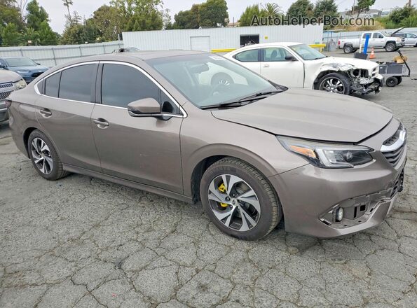 4S3BWAF63N3018331 2022 SUBARU LEGACY Gray Przód prawy
