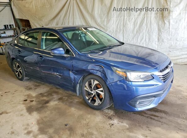 4S3BWAF64N3003112 2022 SUBARU LEGACY Blue Delantero derecho