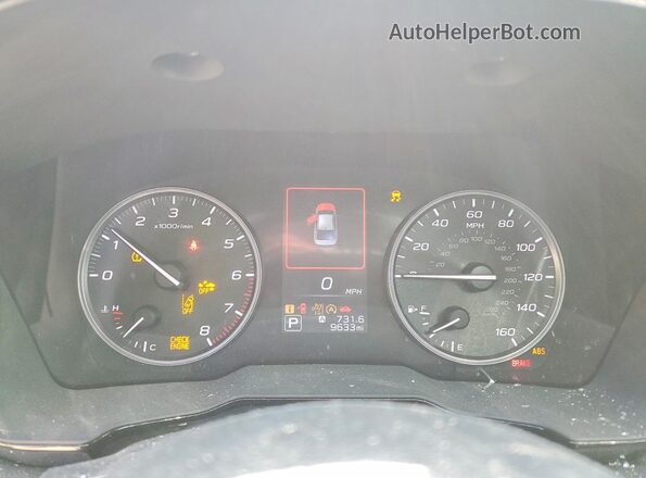 4S3BWAF64R3025312 2024 SUBARU LEGACY Silver Widok zestawu wskaźników