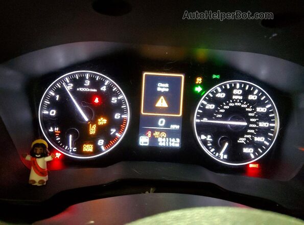 4S3BWAF65P3012730 2023 SUBARU LEGACY Black Вид щитка приладів
