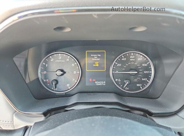 4S3BWAF66S3033742 2025 SUBARU LEGACY White Instrument cluster view