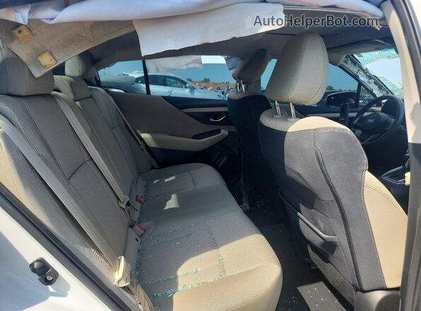 4S3BWAF67N3007168 2022 SUBARU LEGACY White Rear seats view