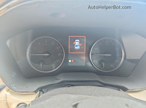 4S3BWAF67N3007168 2022 SUBARU LEGACY White Instrument cluster view