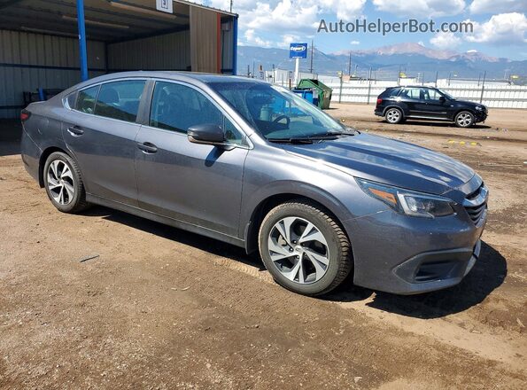4S3BWAF6XN3014440 2022 SUBARU LEGACY Серый Передняя правая четверть