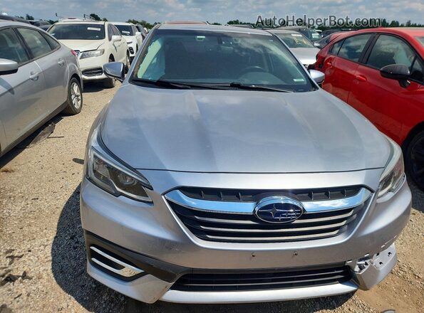 4S3BWAL61L3024906 2020 SUBARU LEGACY Silver Widok z przodu