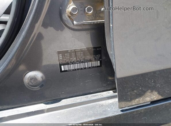 4S3BWAL61L3027689 2020 SUBARU LEGACY Gray ძრავის განყოფილების ხედი