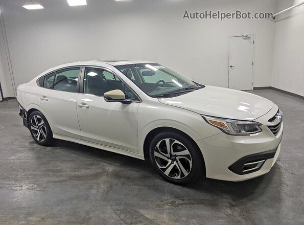 4S3BWAN60M3010378 2021 SUBARU LEGACY White Front right
