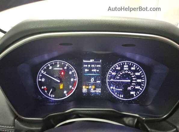 4S3BWAN60M3010378 2021 SUBARU LEGACY White Instrument cluster view