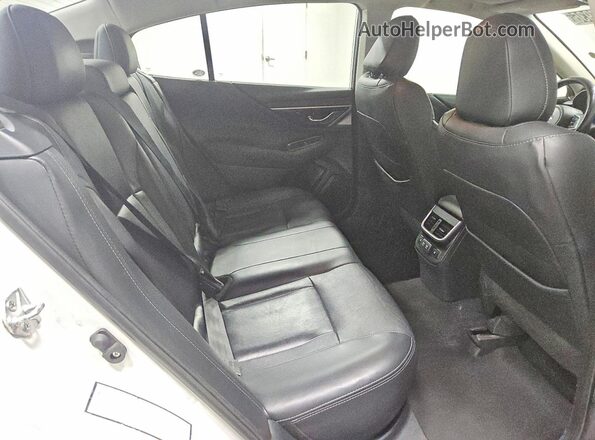 4S3BWAN60M3010378 2021 SUBARU LEGACY White Rear seats view