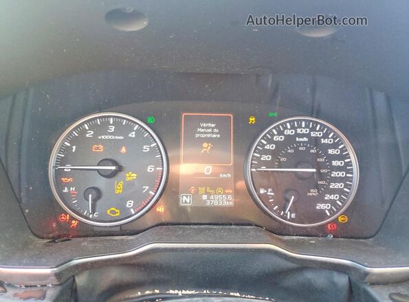 4S3BWDN67L3027890 2020 SUBARU LEGACY Blue Սարքավորումների վահանակի տեսք