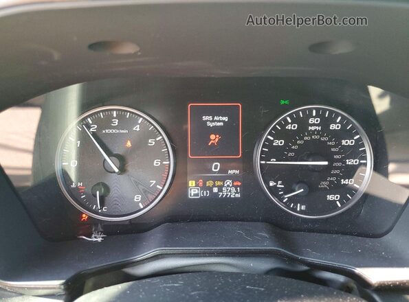 4S3BWGG60S3030577 2025 SUBARU LEGACY White Vista del cuadro de instrumentos