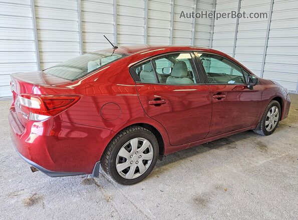 4S3GKAA60H3601937 2017 SUBARU IMPREZA Red Trasero derecho
