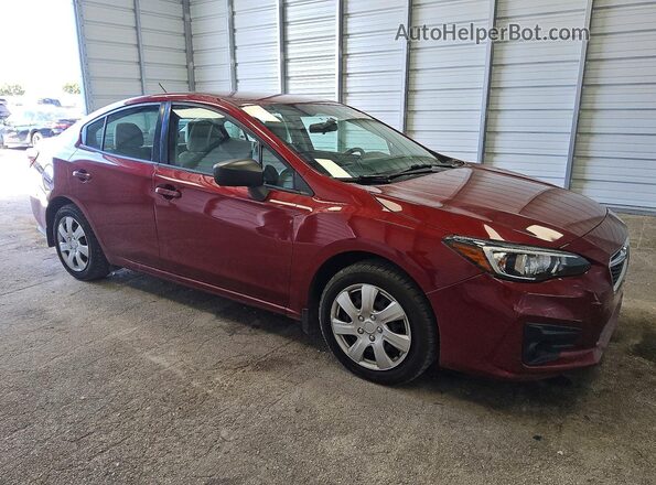4S3GKAA60H3601937 2017 SUBARU IMPREZA Red Delantero derecho