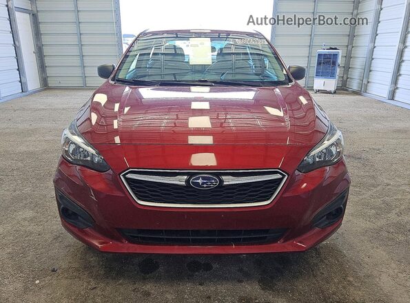 4S3GKAA60H3601937 2017 SUBARU IMPREZA Red Vista frontal