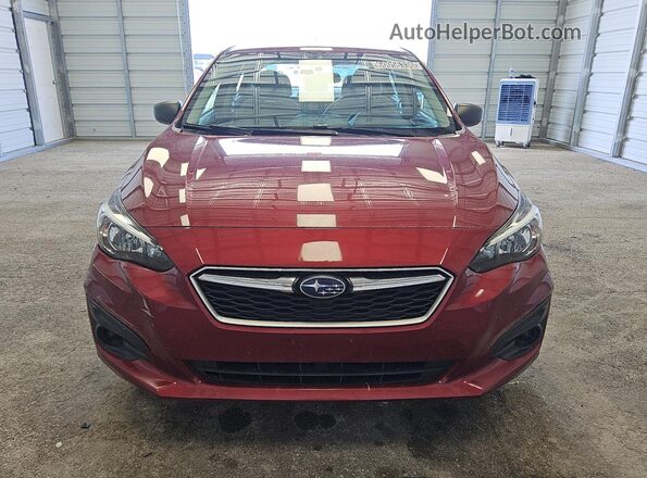 4S3GKAA60H3601937 2017 SUBARU IMPREZA Red Vista interior de 360 grados