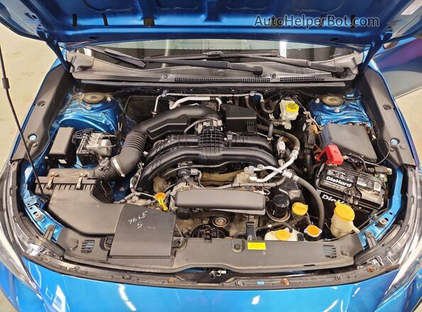 4S3GKAA60K3611939 2019 SUBARU IMPREZ Blue Rear interior view