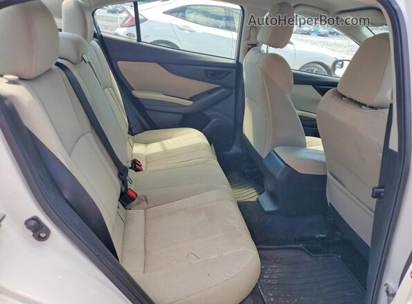 4S3GKAA60K3619409 2019 SUBARU IMPREZA White Вид задніх сидінь