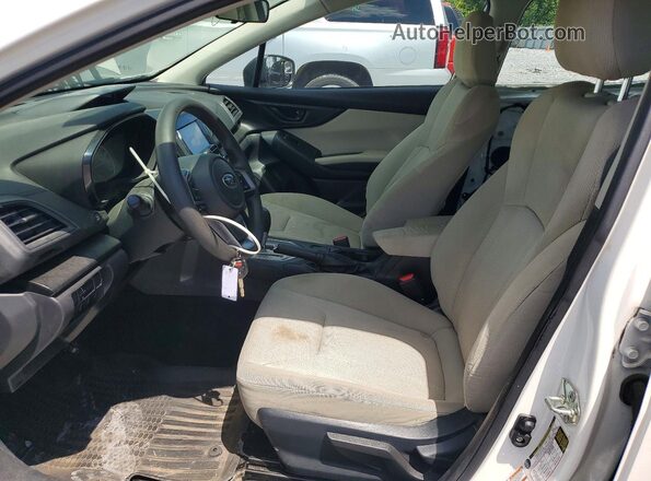 4S3GKAA60K3619409 2019 SUBARU IMPREZA White Вид салону спереду