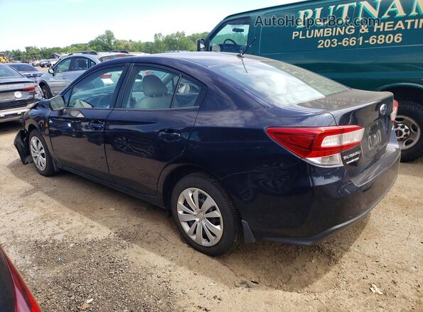 4S3GKAA61K3609844 2019 SUBARU IMPREZA Синий Задняя левая четверть