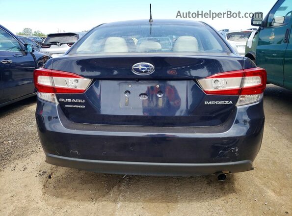 4S3GKAA61K3609844 2019 SUBARU IMPREZA Синий Вид сзади