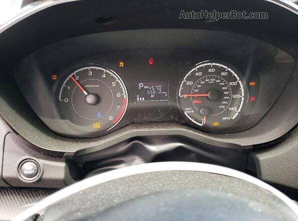 4S3GKAA61K3609844 2019 SUBARU IMPREZA Синий Вид щитка приборов