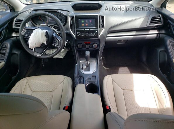 4S3GKAA61K3609844 2019 SUBARU IMPREZA Синий Вид панели приборов