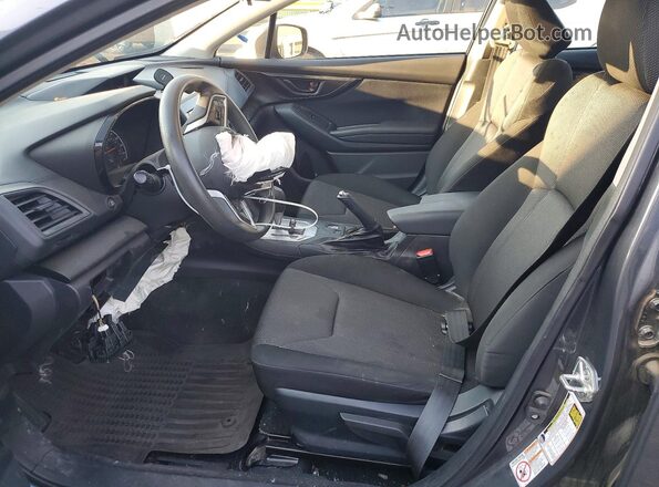 4S3GKAA63J3620892 2018 SUBARU IMPREZA Gray წინა სალონის ხედი