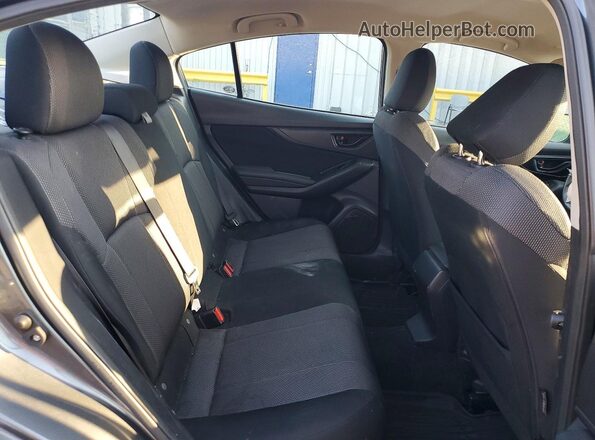4S3GKAA63J3620892 2018 SUBARU IMPREZA Gray უკანა სავარძლების ხედი