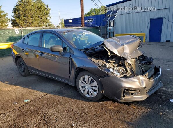 4S3GKAA63J3620892 2018 SUBARU IMPREZA Gray წინა მარჯვენა