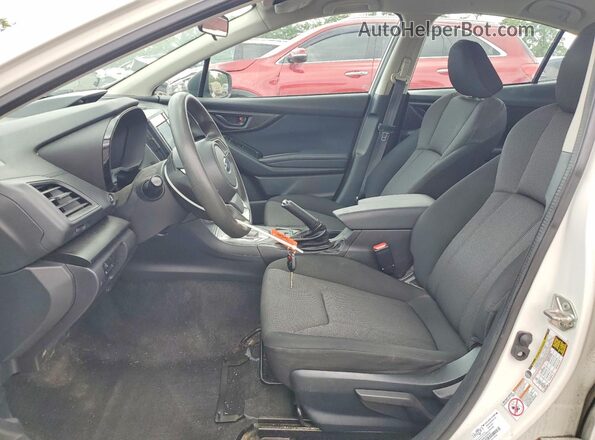 4S3GKAA64K3609546 2019 SUBARU IMPREZA White Vista interior delantera