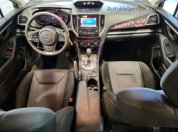 4S3GKAA65J3616651 2018 SUBARU IMPREZA Gray Առջևի վահանակի տեսք