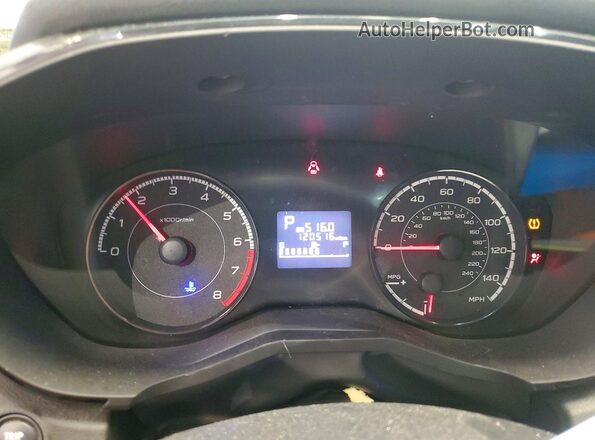 4S3GKAA65J3624006 2018 SUBARU IMPREZA Silver Vista del cuadro de instrumentos