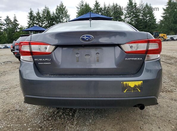 4S3GKAA68J3617986 2018 SUBARU IMPREZA Gray Вид ззаду