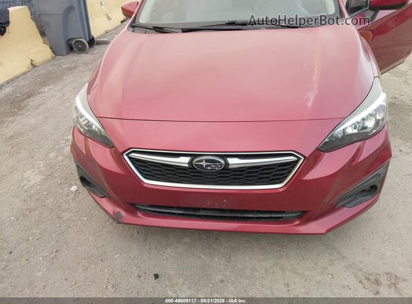 4S3GKAB60J3620251 2018 SUBARU IMPREZA Burgundy Front view