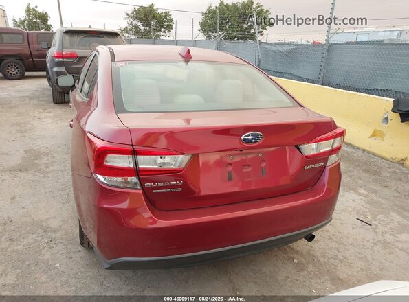 4S3GKAB60J3620251 2018 SUBARU IMPREZA Burgundy 