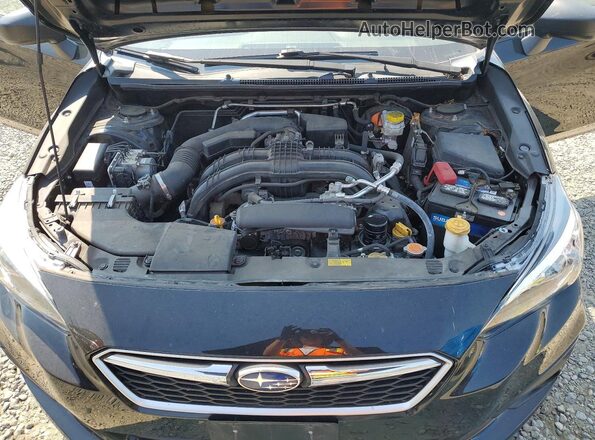 4S3GKAB60K3615763 2019 SUBARU IMPREZA Black უკანა სალონის ხედი