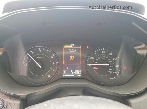 4S3GKAB60N3609563 2022 SUBARU IMPREZA Silver Вид щитка приладів