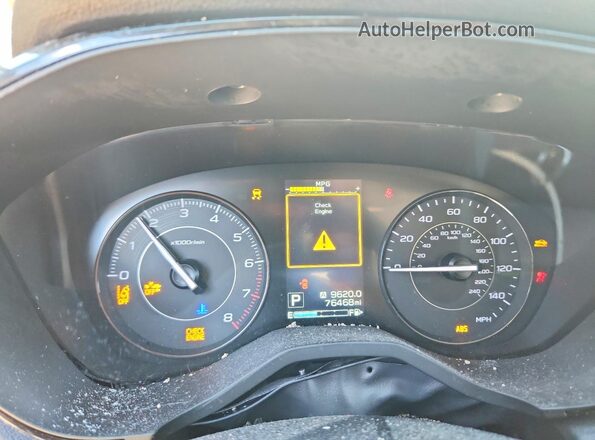 4S3GKAB60P3602390 2023 SUBARU IMPREZA White Vista del cuadro de instrumentos