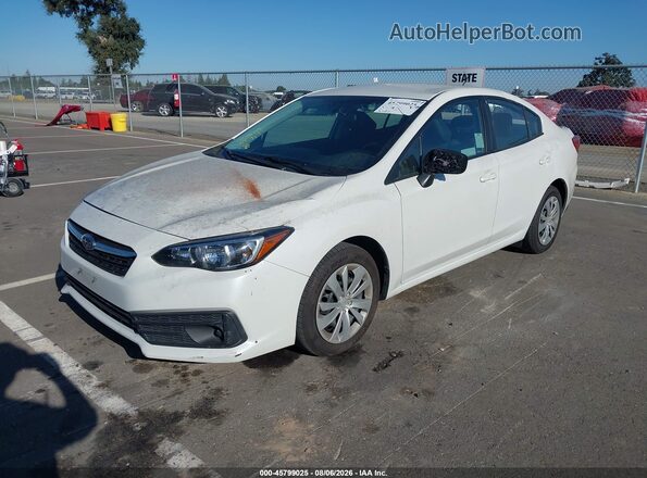 4S3GKAB62N3607152 2022 SUBARU IMPREZA Белый Передняя левая четверть