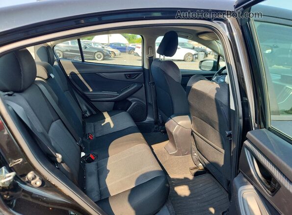 4S3GKAB63H3605852 2017 SUBARU IMPREZA Black Widok tylnych siedzeń