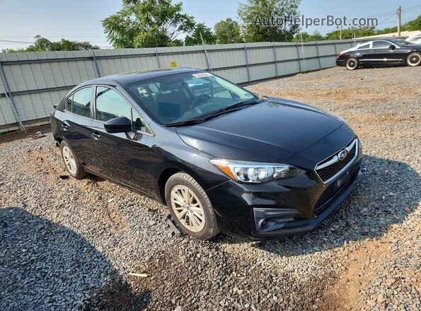 4S3GKAB63H3605852 2017 SUBARU IMPREZA Black Delantero derecho