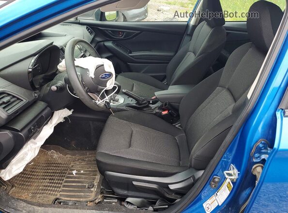 4S3GKAB63L3604726 2020 SUBARU IMPREZA Blue Vista interior delantera