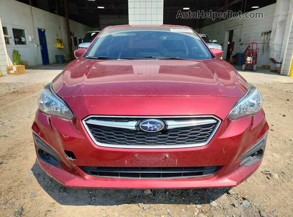 4S3GKAB64H3605102 2017 SUBARU IMPREZA Red Դիմացի տեսք