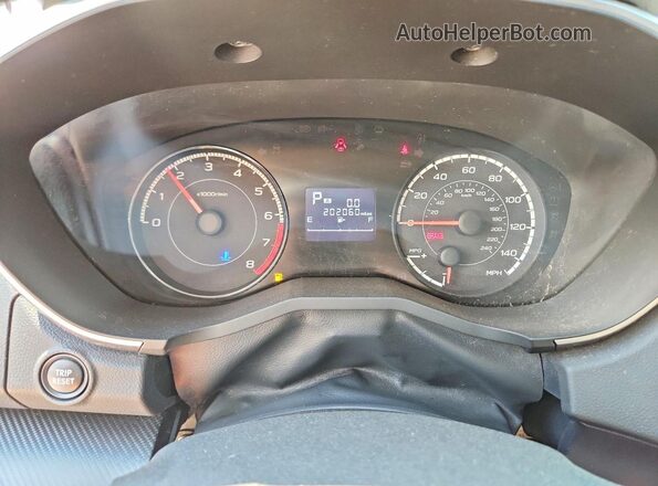 4S3GKAB64H3605102 2017 SUBARU IMPREZA Red Սարքավորումների վահանակի տեսք
