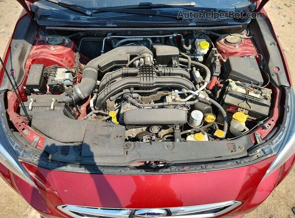 4S3GKAB64H3605102 2017 SUBARU IMPREZA Red Սալոնի հետևի տեսք