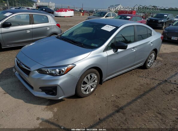 4S3GKAB65K3601731 2019 SUBARU IMPREZA Silver Vista tres cuartos delantera izquierda