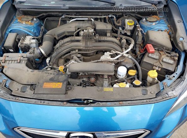 4S3GKAB67K3624041 2019 SUBARU IMPREZA Blue Widok wnętrza z tyłu