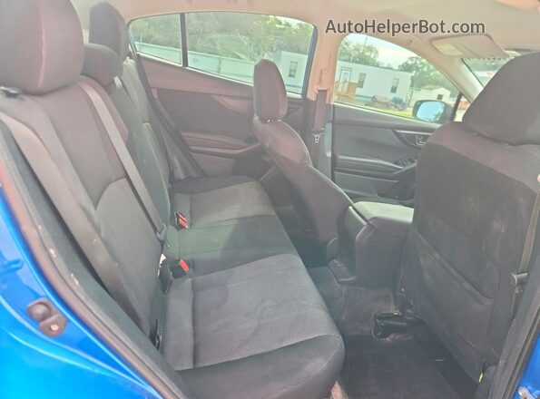 4S3GKAB67L3612652 2020 SUBARU IMPREZA Blue Vista de los asientos traseros
